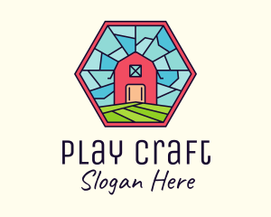 Stained Glass Barn logo design