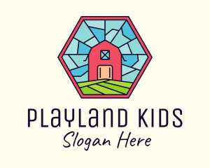 Stained Glass Barn logo design