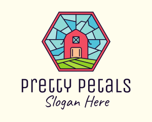 Stained Glass Barn logo design