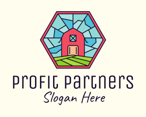 Stained Glass Barn logo design