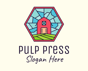 Stained Glass Barn logo design