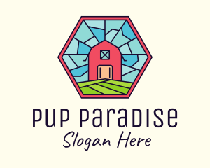 Stained Glass Barn logo design