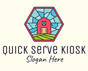 Stained Glass Barn logo design