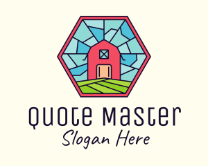 Stained Glass Barn logo design