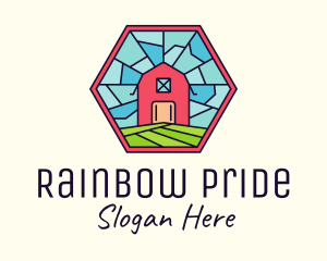 Stained Glass Barn logo design