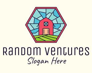 Stained Glass Barn logo design