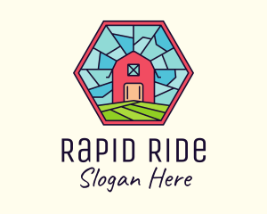 Stained Glass Barn logo design