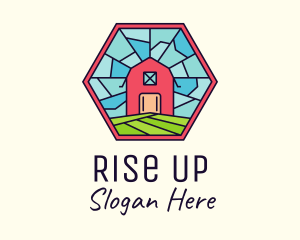 Stained Glass Barn logo design