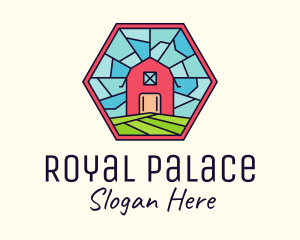 Stained Glass Barn logo design