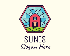 Stained Glass Barn logo design