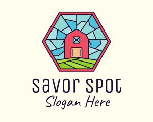 Stained Glass Barn logo design