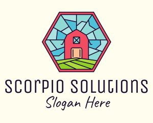 Stained Glass Barn logo design