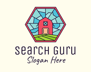 Stained Glass Barn logo design