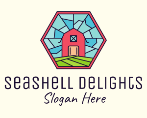 Stained Glass Barn logo design