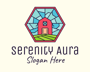 Stained Glass Barn logo design