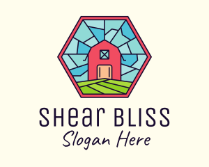 Stained Glass Barn logo design