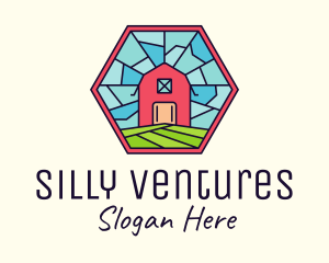 Stained Glass Barn logo design