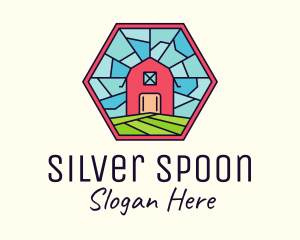 Stained Glass Barn logo design