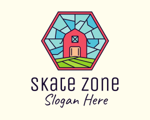 Stained Glass Barn logo design