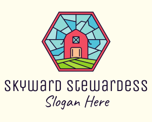 Stained Glass Barn logo design