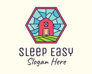 Stained Glass Barn logo design