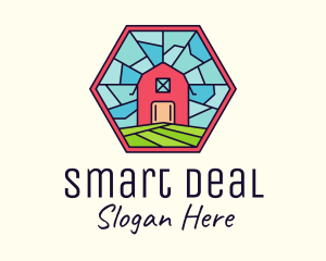 Stained Glass Barn logo design