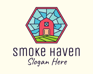 Stained Glass Barn logo design