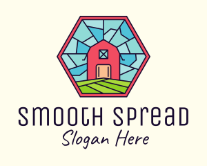 Stained Glass Barn logo design