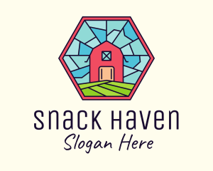 Stained Glass Barn logo design