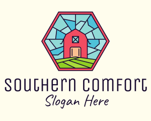 Stained Glass Barn logo design