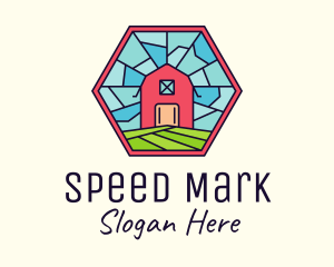 Stained Glass Barn logo design