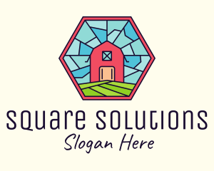 Stained Glass Barn logo design