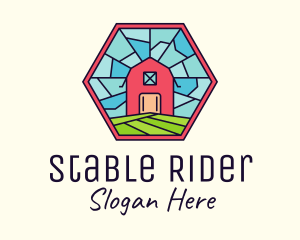 Stained Glass Barn logo design