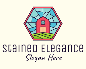 Stained Glass Barn logo design