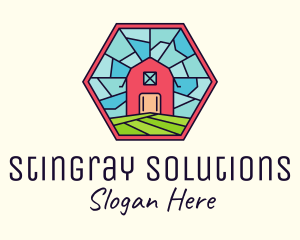 Stained Glass Barn logo design