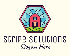 Stained Glass Barn logo design