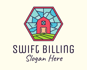 Stained Glass Barn logo design