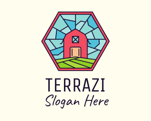 Stained Glass Barn logo design