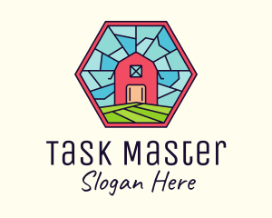 Stained Glass Barn logo design