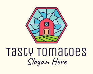 Stained Glass Barn logo design