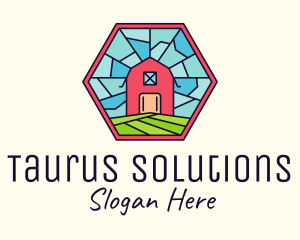 Stained Glass Barn logo design