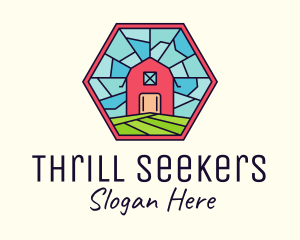 Stained Glass Barn logo design