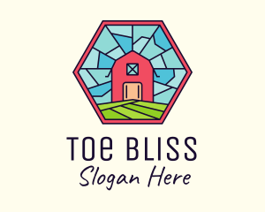 Stained Glass Barn logo design