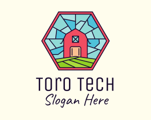 Stained Glass Barn logo design