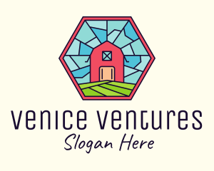 Stained Glass Barn logo design