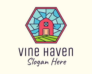 Stained Glass Barn logo design