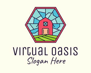 Stained Glass Barn logo design