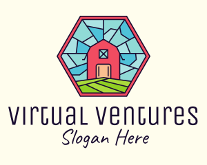 Stained Glass Barn logo design