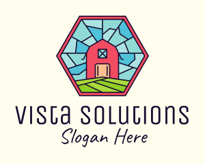 Stained Glass Barn logo design