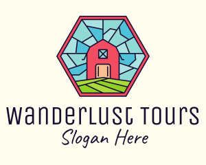 Stained Glass Barn logo design